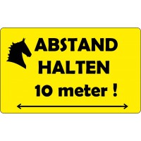 Abstand halten