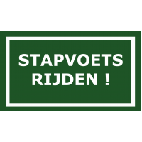 STAPVOETS RIJDEN